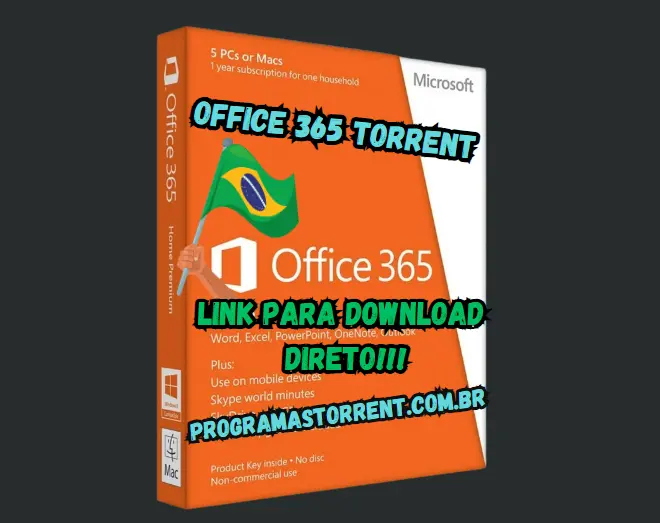 Office 365 Torrent Download Grátis Português PT-BR 2024